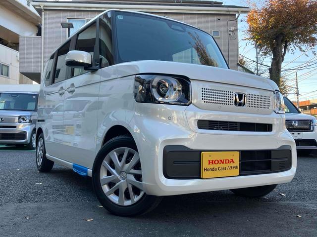 Ｎ－ＢＯＸ ベースグレード　届出済未使用車　両側電動スライドドア　クリアランスソナー　アダプティブクルーズコントロール　レーンアシスト　衝突被害軽減システム　ＬＥＤオートライト　スマートキー　アイドリングストップ　電動格納ミラー（3枚目）