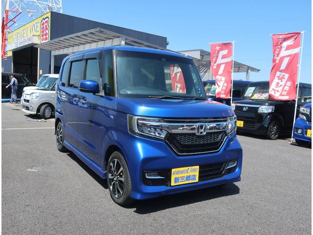 Ｎ－ＢＯＸカスタム Ｇ・Ｌホンダセンシング　純正ナビ　フルセグ　Ｂｌｕｅｔｏｏｔｈ　バックカメラ　ＥＣ　パワースライド　衝突軽減ブレーキ　アダクティブクルーズコントロール　ＬＥＤヘッドライト　ウインカーミラー　スマートキー　オートエアコン（7枚目）