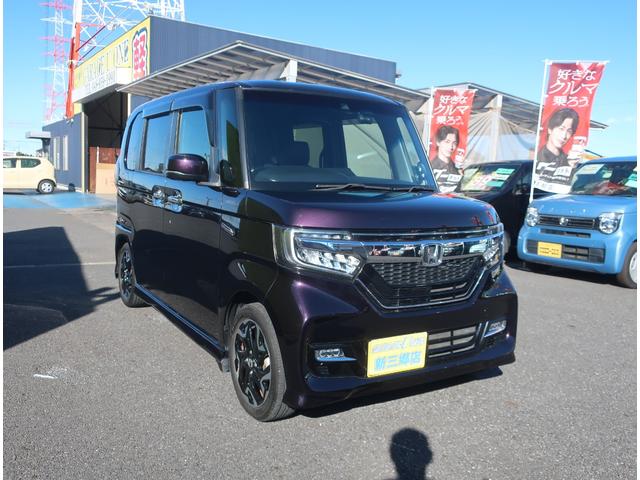 N-BOXカスタム G・Lターボホンダセンシング 純正ナビ フルセグ Bluetooth バックカメラ 前後ドライブレコーダー ETC 衝突軽減ブレーキ 両側パワースライド アイドリングストップ LEDヘッドライト ウインカーミラー スマートキー(7枚目)