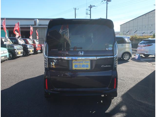 N-BOXカスタム G・Lターボホンダセンシング 純正ナビ フルセグ Bluetooth バックカメラ 前後ドライブレコーダー ETC 衝突軽減ブレーキ 両側パワースライド アイドリングストップ LEDヘッドライト ウインカーミラー スマートキー(12枚目)