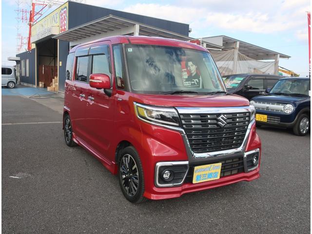 スペーシアカスタム ハイブリッドＸＳターボ　純正ナビ　フルセグ　Ｂｌｕｅｔｏｏｔｈ　アラウンドビューモニター　バックカメラ　衝突軽減ブレーキ　両側パワースライド　ヘッドアップディスプレイ　ＥＴＣ　シートヒーター　ＬＥＤヘッドライト（7枚目）