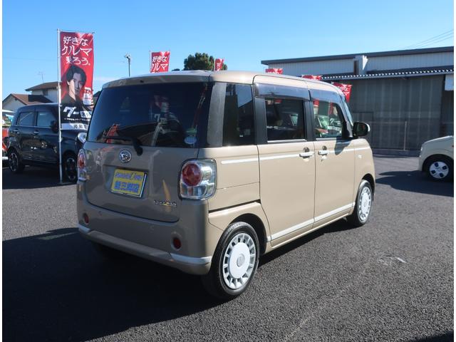 ムーヴキャンバス ＧホワイトアクセントＶＳ　ＳＡＩＩＩ　ナビ　フルセグ　Ｂｌｕｅｔｏｏｔｈ　アラウンドビューモニター　バックカメラ　両側パワースライド　衝突軽減ブレーキ　ＬＥＤヘッドライト　アイドリングストップ　スマートキー（13枚目）