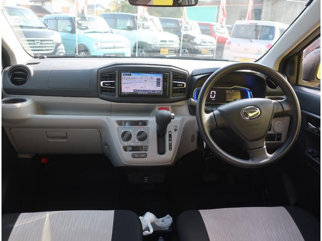 ミライース Ｘ　ＳＡＩＩＩ　純正ナビ　フルセグ　Ｂｌｕｅｔｏｏｔｈ　ドライブレコーダー　衝突軽減ブレーキ　アイドリングストップ　キーレスエントリー　ＬＥＤヘッドライト（7枚目）