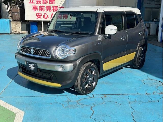 クロスビー ハイブリッドMZ フルタイム4WD ターボ車 8インチフルセグナビ バックモニター ETC2.0車載器 クルーズコントロール LEDヘッドライト LEDフォグランプ 衝突被害軽減ブレーキ装置 リヤパーキングセンサー(4枚目)