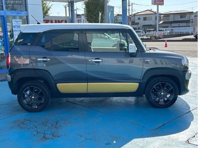 クロスビー ハイブリッドMZ フルタイム4WD ターボ車 8インチフルセグナビ バックモニター ETC2.0車載器 クルーズコントロール LEDヘッドライト LEDフォグランプ 衝突被害軽減ブレーキ装置 リヤパーキングセンサー(5枚目)