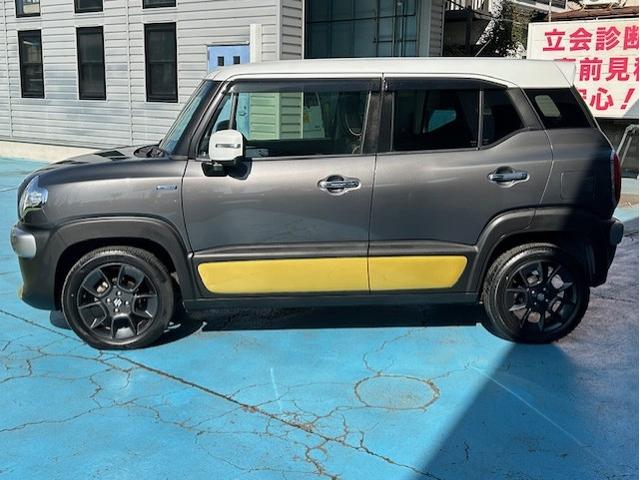 クロスビー ハイブリッドMZ フルタイム4WD ターボ車 8インチフルセグナビ バックモニター ETC2.0車載器 クルーズコントロール LEDヘッドライト LEDフォグランプ 衝突被害軽減ブレーキ装置 リヤパーキングセンサー(6枚目)