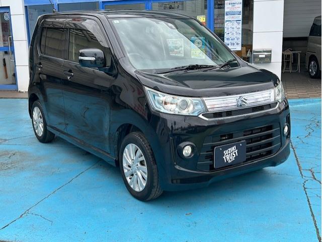 ワゴンＲスティングレー Ｘ　スマートキー　７インチフルセグメモリーナビ　ドライブレコーダー　ディスチャージヘッドランプ　フォグランプ　オートライト　アルミホイール　衝突被害軽減ブレーキ装置（3枚目）