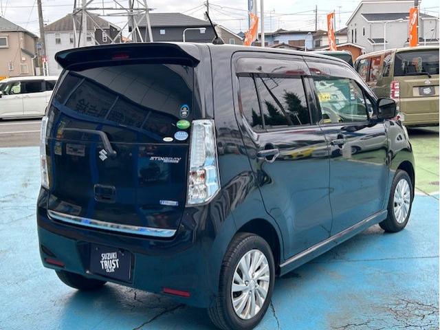 ワゴンＲスティングレー Ｘ　スマートキー　７インチフルセグメモリーナビ　ドライブレコーダー　ディスチャージヘッドランプ　フォグランプ　オートライト　アルミホイール　衝突被害軽減ブレーキ装置（8枚目）