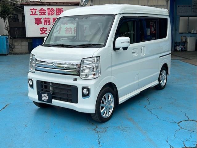 エブリイワゴン ＰＺターボスペシャル　スマートキー　７インチフルセグメモリーナビ　バックモニター　ＥＴＣ　ドライブレコーダー　両側パワースライドドア　オートステップ　ディスチャージヘッドランプ　フォグランプ　オートライト　アルミホイール（4枚目）