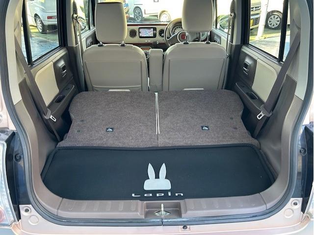 アルトラパンショコラ X スマートキー スマートフォン連携ナビゲーション バックモニター ドライブレコーダー ディスチャージヘッドランプ オートライト アイドリングストップ 専用シート表皮 純正アルミホイール(15枚目)