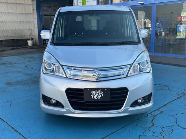 ソリオ Ｓ　スマートキー　ディスチャージヘッドランプ　フォグランプ　オートライト　両側パワースライドドア　レーダーブレーキサポートＩＩ　クルーズコントロール　ワンセグメモリーナビゲーション（2枚目）