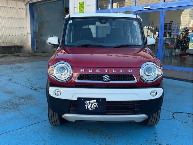 ハスラー Jスタイル スマートキー 7インチワンセグメモリーナビ バックモニター ドライブレコーダー ディスチャージヘッドランプ フォグランプ オートライト 社外アルミホイール フロントシートヒーター(2枚目)