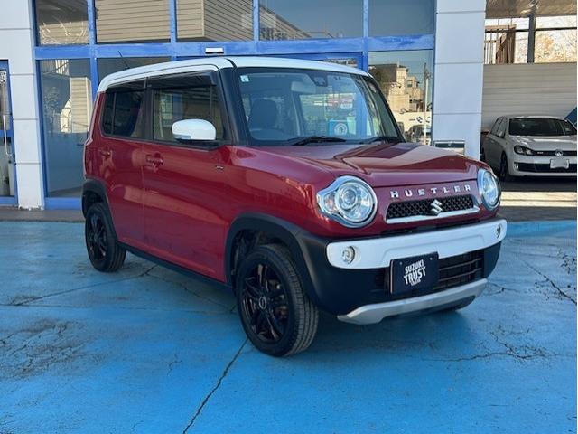 ハスラー Jスタイル スマートキー 7インチワンセグメモリーナビ バックモニター ドライブレコーダー ディスチャージヘッドランプ フォグランプ オートライト 社外アルミホイール フロントシートヒーター(3枚目)