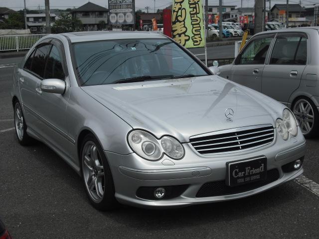 Ｃ５５　ＡＭＧ　Ｃ５５　ＡＭＧ（５名）　純正ナビ　レザーシート　サンルーフ(3枚目)