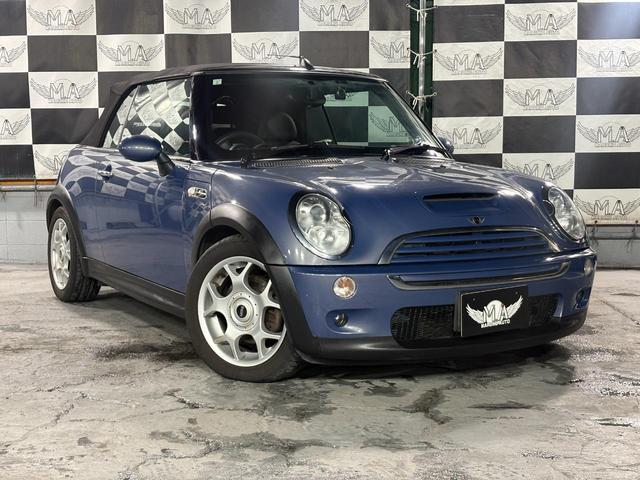 MINI  電動オープン レザーシート バックモニター 社外ナビ パワステ スーパーチャージャー 盗難防止システム(2枚目)