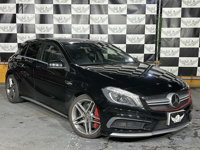 Ａクラス Ａ４５　ＡＭＧ　４マチック　ＡＭＧアドバンストパッケージ　レカロ　革シート　パワーシート　ＤＴＣ　純正ナビ　バックカメラ　ＥＴＣ　追従型クルーズコントロール　Ｂｌｕｅｔｏｏｔｈ（15枚目）