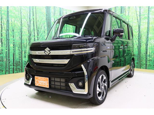 スペーシアカスタム ハイブリッドＸＳ　両側電動スライドドア　クリアランスソナー　オートクルーズコントロール　レーンアシスト　衝突被害軽減システム　オートライト　ＬＥＤヘッドランプ　スマートキー　アイドリングストップ　電動格納ミラー（13枚目）