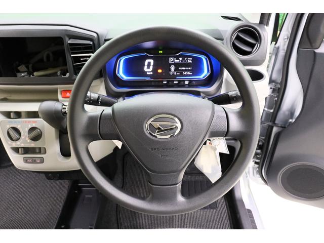 ミライース Ｘ　ＳＡＩＩＩ　クリアランスソナー　衝突被害軽減システム　オートマチックハイビーム　オートライト　ＬＥＤヘッドランプ　キーレスエントリー　アイドリングストップ　電動格納ミラー　ＣＶＴ　盗難防止システム　ＡＢＳ　ＥＳＣ（3枚目）