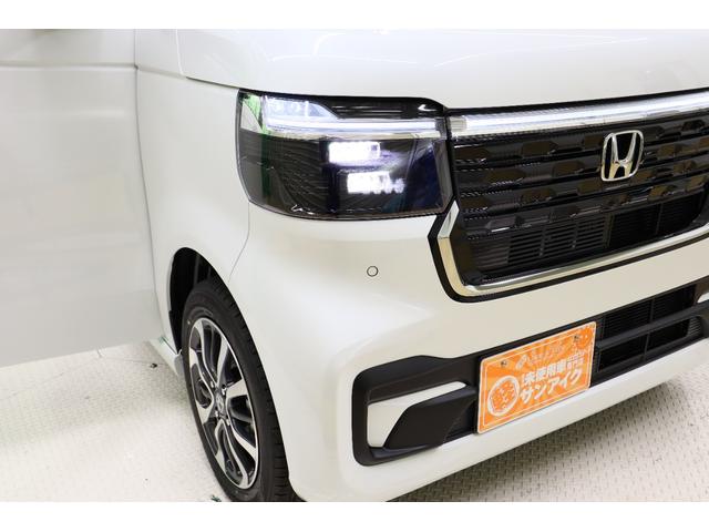 Ｎ－ＢＯＸカスタム ベースグレード　両側スライド・片側電動　クリアランスソナー　オートクルーズコントロール　レーンアシスト　衝突被害軽減システム　オートライト　ＬＥＤヘッドランプ　スマートキー　アイドリングストップ　電動格納ミラー（26枚目）