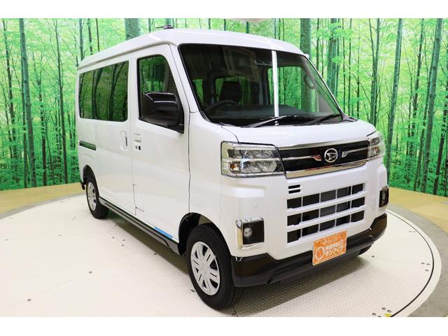 アトレー Ｘ　ＣＶＴ　衝突被害軽減システム　クリアランスソナー　レーンアシスト　両側スライドドア　スマートキー　アイドリングストップ　電動格納ミラー　ＬＥＤヘッドランプ　盗難防止システム　ＡＢＳ　ＥＳＣ（13枚目）