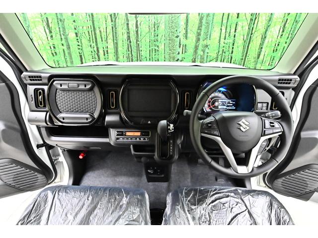 ハスラー ハイブリッドX クリアランスソナー オートクルーズコントロール レーンアシスト 衝突被害軽減システム オートライト LEDヘッドランプ スマートキー アイドリングストップ 電動格納ミラー シートヒーター CVT(2枚目)