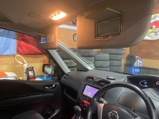 セレナ ハイウェイスター S-ハイブリッド 純正フルセグナビTV CD/DVD Bluetooth Bカメラ ETC 両側パワースライド INTキーPスタート 社外17インチアルミホイール HIDオートライト/フォグランプ オートAC クルコン(42枚目)