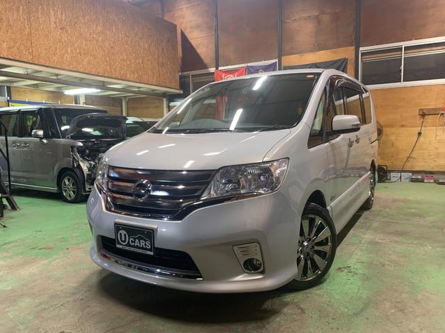 セレナ ハイウェイスター S-ハイブリッド 純正フルセグナビTV CD/DVD Bluetooth Bカメラ ETC 両側パワースライド INTキーPスタート 社外17インチアルミホイール HIDオートライト/フォグランプ オートAC クルコン(66枚目)