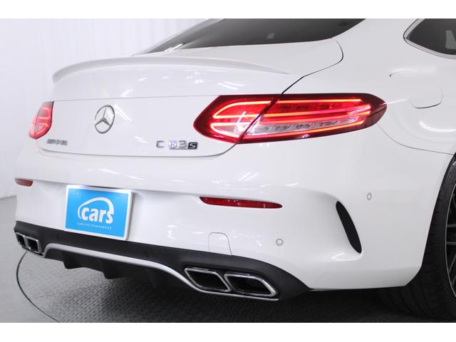 Ｃクラス Ｃ６３　Ｓクーペ　禁煙車　Ｄ車右Ｈ　Ｖ８ツインターボ　レーダーセーフティＰＫＧ　ステアリングパイロット　ブラインドスポットアシスト　ＡＭＧレザーコンビシート　ＡＭＧ１９インチＡＷ　Ｂｕｒｍｅｓｔｅｒサラウンド　フルセグ（30枚目）