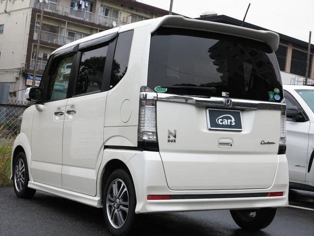 N-BOXカスタム G・Lパッケージ ワンオーナー禁煙車/純正ナビワンセグTV/バックモニター/ETC/左側パワースライド/HIDライト/スマートキー/スペアキー有(9枚目)
