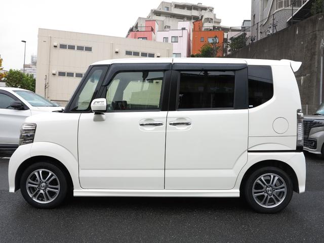 N-BOXカスタム G・Lパッケージ ワンオーナー禁煙車/純正ナビワンセグTV/バックモニター/ETC/左側パワースライド/HIDライト/スマートキー/スペアキー有(10枚目)