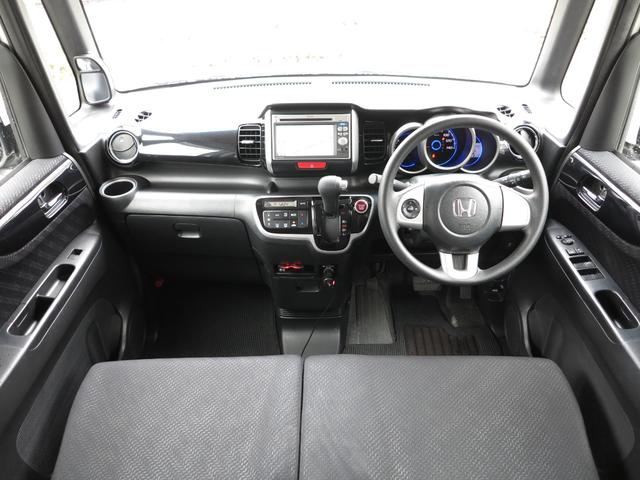 N-BOXカスタム G・Lパッケージ ワンオーナー禁煙車/純正ナビワンセグTV/バックモニター/ETC/左側パワースライド/HIDライト/スマートキー/スペアキー有(14枚目)