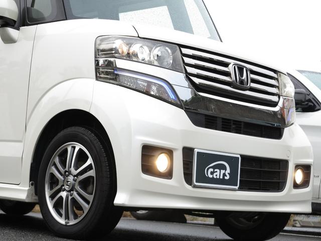 N-BOXカスタム G・Lパッケージ ワンオーナー禁煙車/純正ナビワンセグTV/バックモニター/ETC/左側パワースライド/HIDライト/スマートキー/スペアキー有(21枚目)