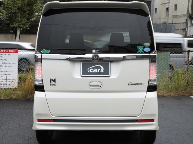 N-BOXカスタム G・Lパッケージ ワンオーナー禁煙車/純正ナビワンセグTV/バックモニター/ETC/左側パワースライド/HIDライト/スマートキー/スペアキー有(26枚目)