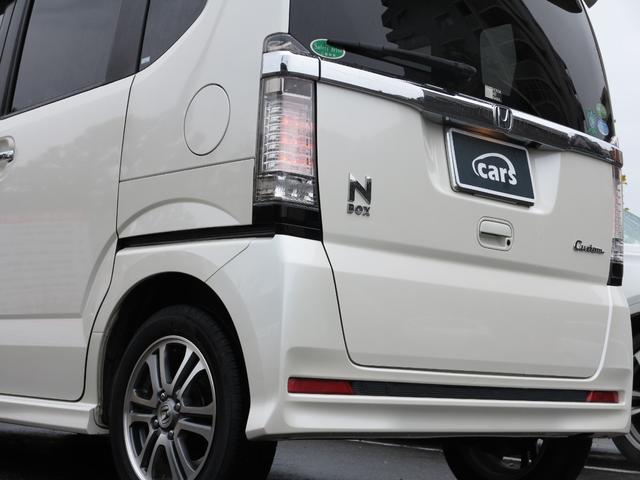 N-BOXカスタム G・Lパッケージ ワンオーナー禁煙車/純正ナビワンセグTV/バックモニター/ETC/左側パワースライド/HIDライト/スマートキー/スペアキー有(27枚目)
