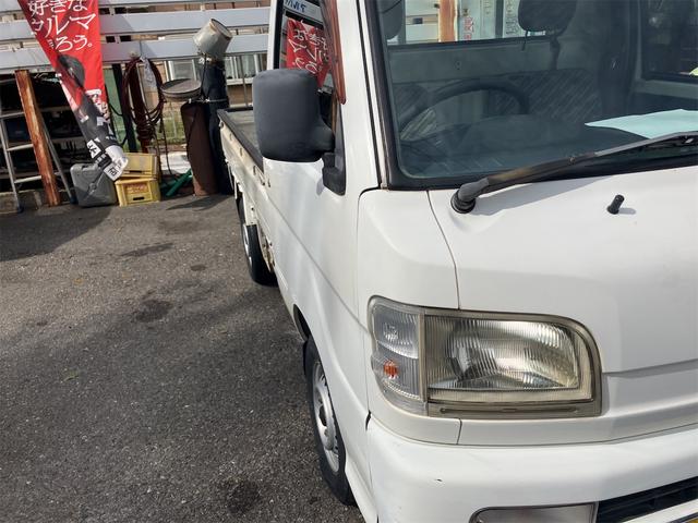 ハイゼットトラック エアコン・パワステ　スペシャル　４ＷＤ　エアコン　パワーステアリング　最大積載量３５０ｋｇ　車検令和８年３月まで　走行距離１４万キロ　修復歴無し　サイドブレーキ（60枚目）