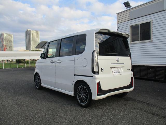 Ｎ－ＢＯＸカスタム ターボ　純正メモリナビ　バックカメラ　ＥＴＣ　ホンダセンシング　ターボモデル　当社レンタアップ　イモビライザー　１オナ　衝突被害軽減　禁煙　ベンチシート　キーフリー　Ｐセンサー　ＥＳＣ　パワステ　ターボ車（21枚目）