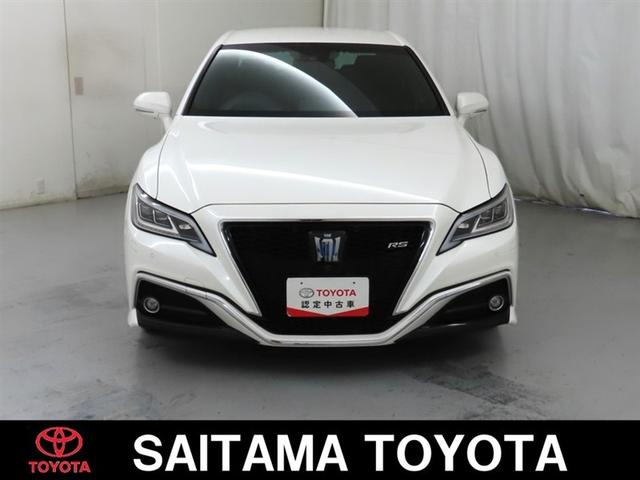 クラウンハイブリッド ＲＳ　メモリーナビ　フルセグＴＶ　ＣＤＤＶＤ再生　パノラミックビューモニター　シートヒーター　ＥＴＣ　衝突回避軽減ブレーキ　踏み間違い制御装置　車線逸脱警報　オートハイビーム　ブラインドモニター（5枚目）