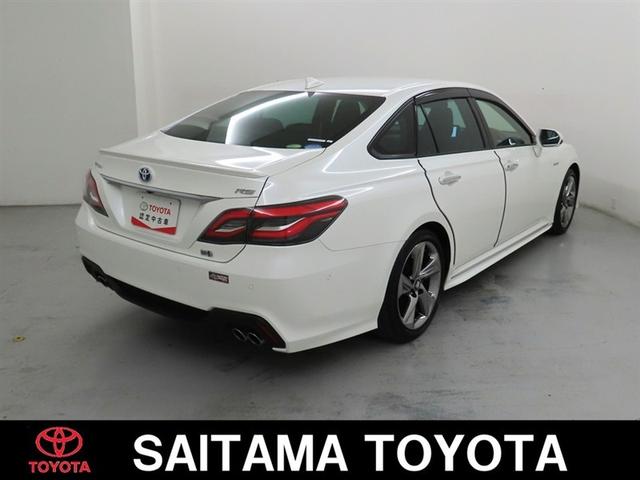 クラウンハイブリッド ＲＳ　メモリーナビ　フルセグＴＶ　ＣＤＤＶＤ再生　パノラミックビューモニター　シートヒーター　ＥＴＣ　衝突回避軽減ブレーキ　踏み間違い制御装置　車線逸脱警報　オートハイビーム　ブラインドモニター（7枚目）