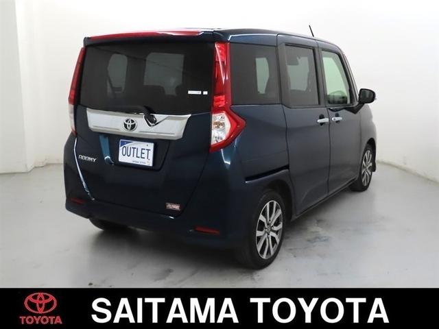 ルーミー カスタムＧ－Ｔ　衝突回避軽減ブレーキ　踏み間違い制御装置　車線逸脱警報　バックモニター　ＥＴＣ　両側電動スライドドア　ＬＥＤヘッドランプ　メモリーナビ　フルセグＴＶ　ＣＤＤＶＤ再生　クルーズコントロール　寒冷地仕様（4枚目）