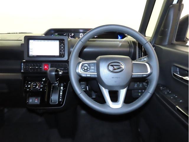 タント カスタムRS 衝突回避軽減ブレーキ 踏み間違い制御装置 車線逸脱警報 オートハイビーム バックモニターETC 両側電動スライドドア LEDヘッドランプ メモリーナビ フルセグTV CDDVD再生 Bluetooth(9枚目)