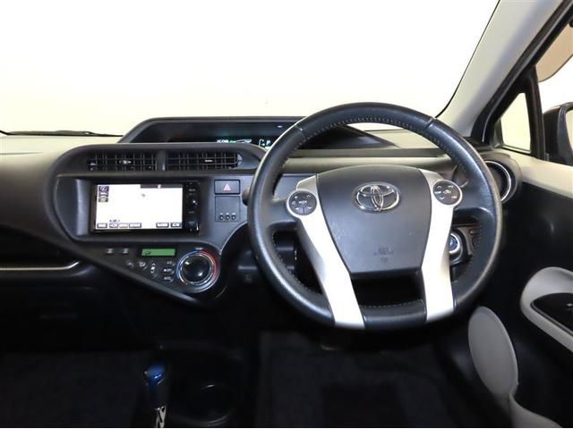 アクア Ｇ　メモリーナビ　フルセグＴＶ　ＣＤＤＶＤ再生　Ｂｌｕｅｔｏｏｔｈ　バックモニター　ＥＴＣ　スマートキー　純正アルミホイール（7枚目）