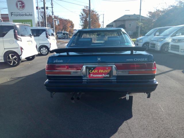 チェイサー アバンテ　車高調　ＳＳＲ１５インチアルミ　フロントサイドリア社外ハーフエアロ　純正リアスポイラー　社外マフラー（13枚目）