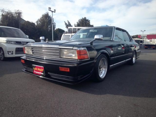 グロリア 　オールペイント車　社外エアロ　ローダウン　ターボ（4枚目）