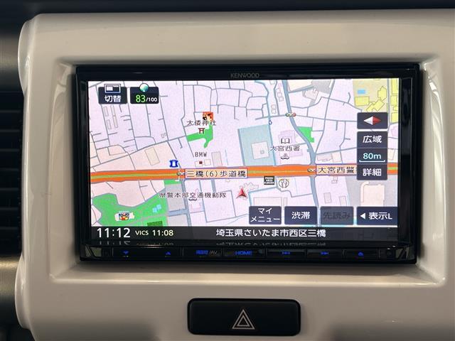 ハスラー G デュアルカメラブレーキサポート メモリーナビ CD/DVD/フルセグ バックカメラ シートヒーター ETC スマートキー×2 禁煙車(4枚目)