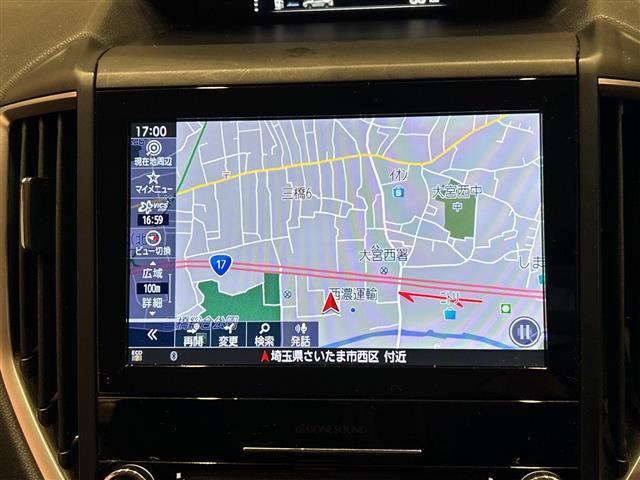 フォレスター アドバンス　アイサイト　純正８インチメーカーナビ　ＣＤ／ＤＶＤ／ＢＴ／ＵＳＢ／フルセグ　バックカメラ　サイドカメラ　パワーバックドア　レーダークルーズコントロール　レーンキープアシスト　ＬＥＤ（4枚目）