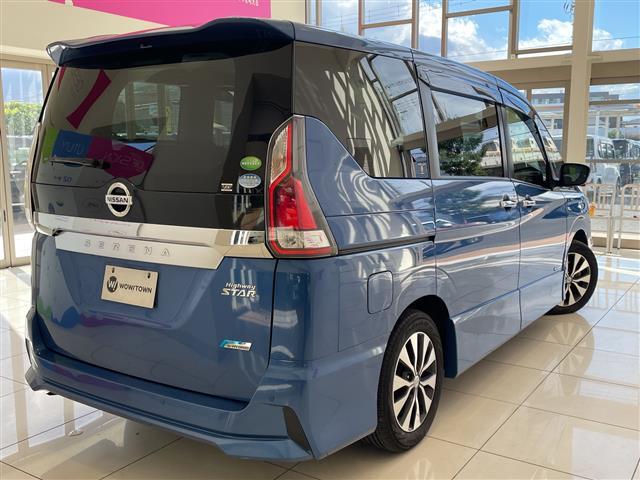 セレナ ハイウェイスター エマージェンシーブレーキ プロパイロット 純正フリップダウンモニター 純正9インチメモリナビ アラウンドビューモニター 両側パワースライドドア LED 純正16インチアルミ 電子パーキング 純正ETC(19枚目)