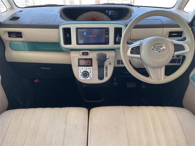 ムーヴキャンバス Ｘメイクアップリミテッド　ＳＡＩＩＩ　スマートアシスト　純正メモリナビ（ＣＤ／ＤＶＤ／ＢＴ／フルセグ）　全方位カメラ　両側パワースライドドア　ステアリングスイッチ　アイドリングストップ（2枚目）