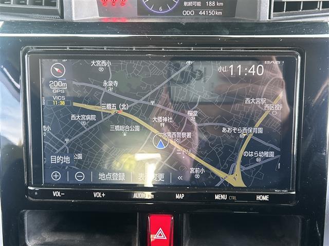 タンク カスタムG-T スマートアシスト 純正9インチSDナビ 全方位カメラ クルーズコントロール 両側パワースライドドア LEDオートライト 純正15インチアルミホイール シートヒーター ステアリングスイッチ(4枚目)