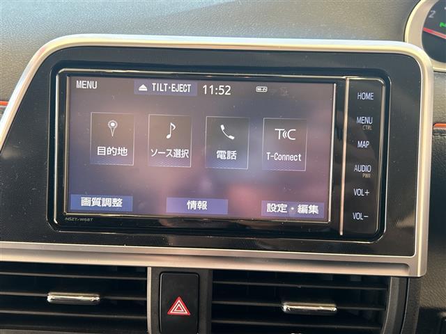 シエンタ G クエロ トヨタセーフティーセンス 純正ナビ パノラミックビューモニター 両側パワースライドドア LEDオートライト ハーフレザーシート シートヒーター 純正15インチアルミ ステアリングヒーター ETC 禁煙(6枚目)