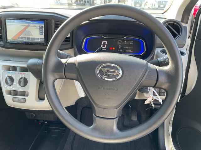 ミライース Ｘ　ＳＡＩＩＩ　衝突軽減ブレーキ　社外ＳＤナビ　前後コーナーセンサー　純正ＬＥＤヘッドライト　社外ドライブレコーダー　社外ＥＴＣ　ヘッドライトレベライザー　アイドリングストップ　ドアバイザー　キーレスキー　スペアキー（20枚目）